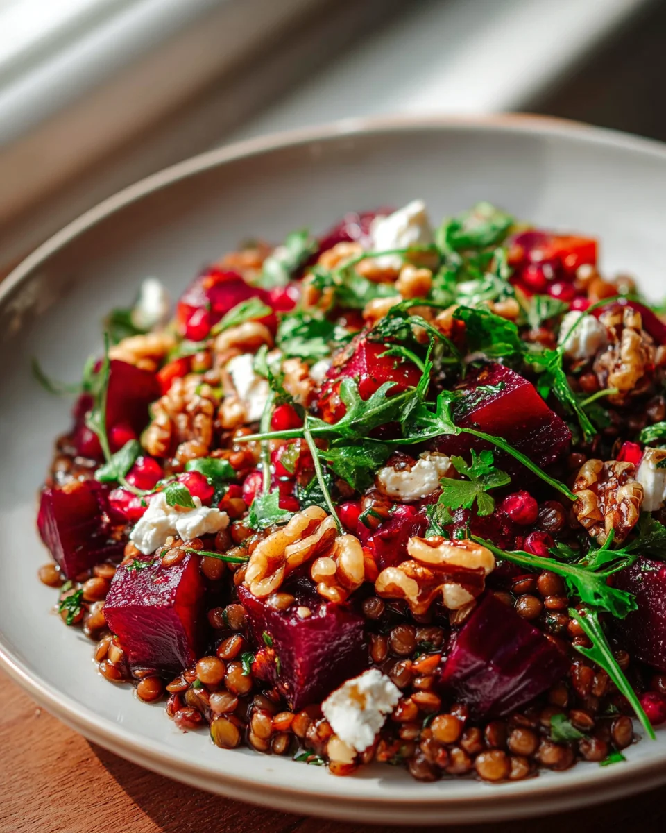 Healthy Beetroot Lentil Salad: Easy Recipe for a Delicious Dish