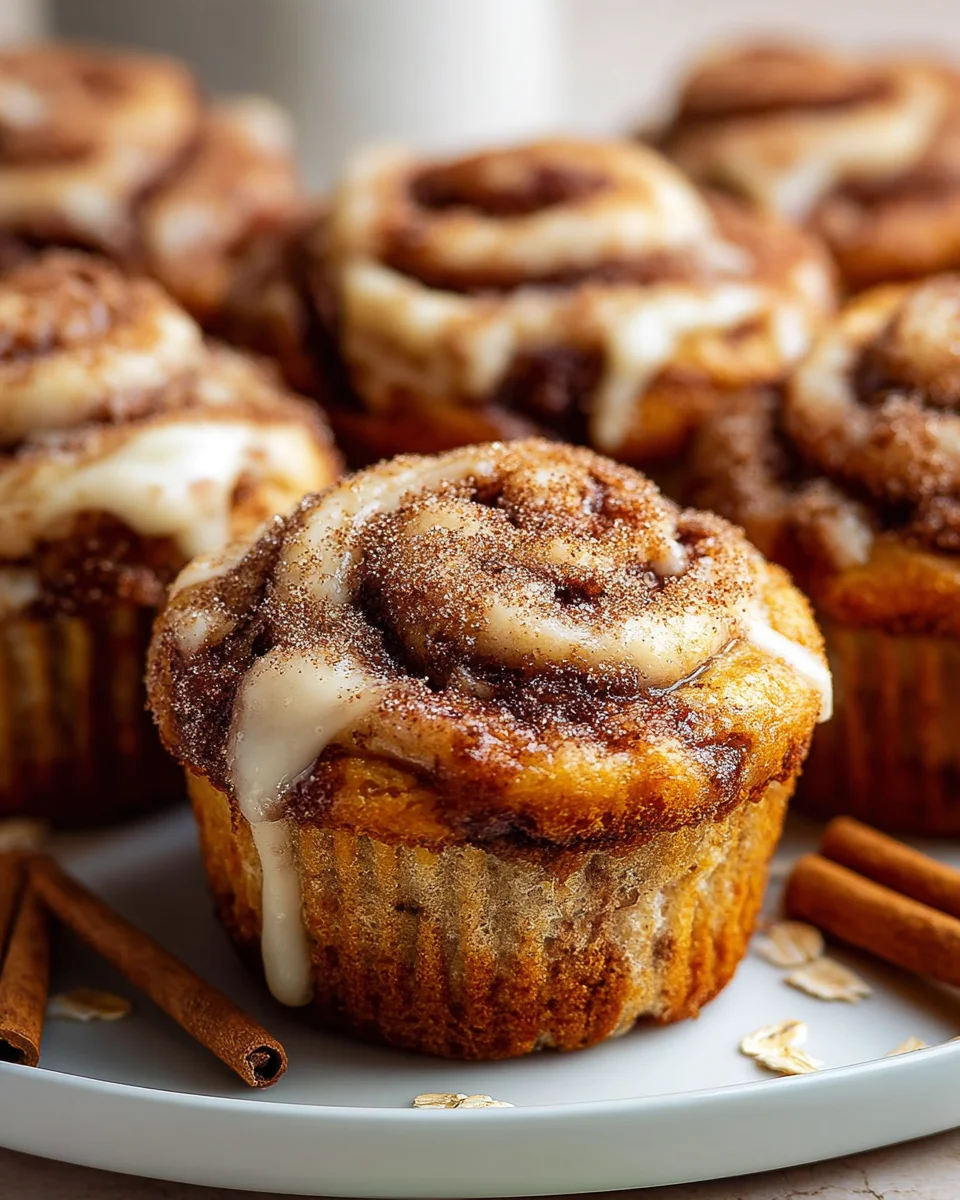 Cinnamon Roll Protein Muffins: Healthy & Delicious Recipe!