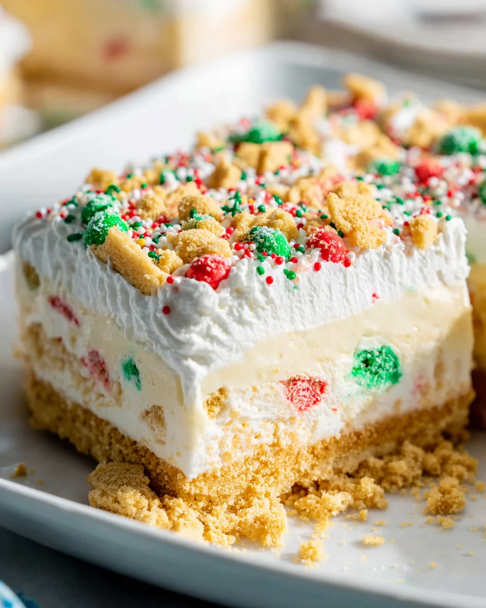 Easy Christmas Cookie Lush: Festive No-Bake Holiday Dessert