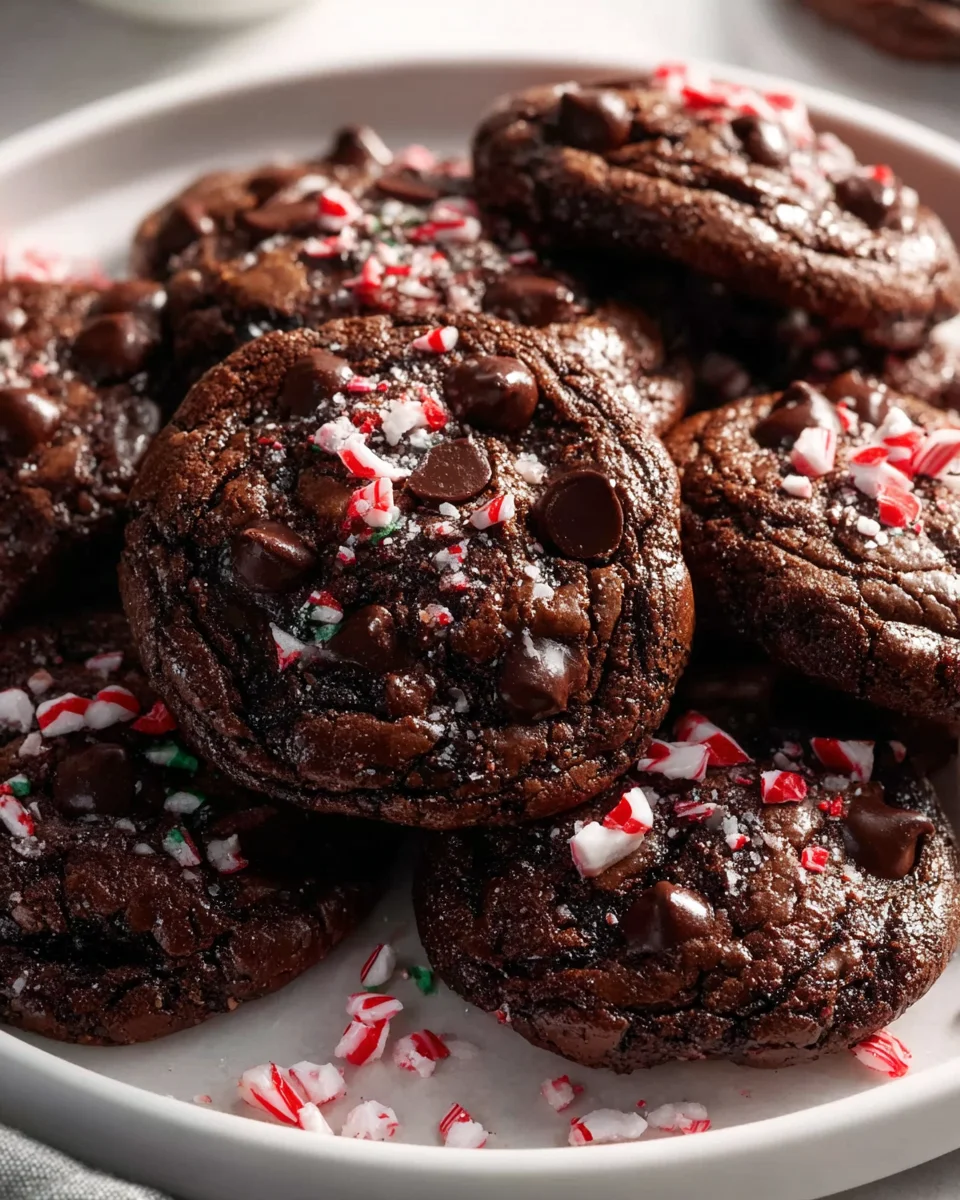 Delicious Peppermint Brownie Cookies Recipe - Easy & Festive