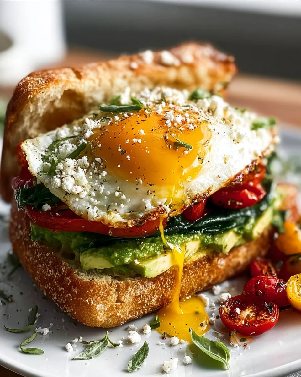 Mediterranean Breakfast Sandwich Recipe: Start Your Day Right!
