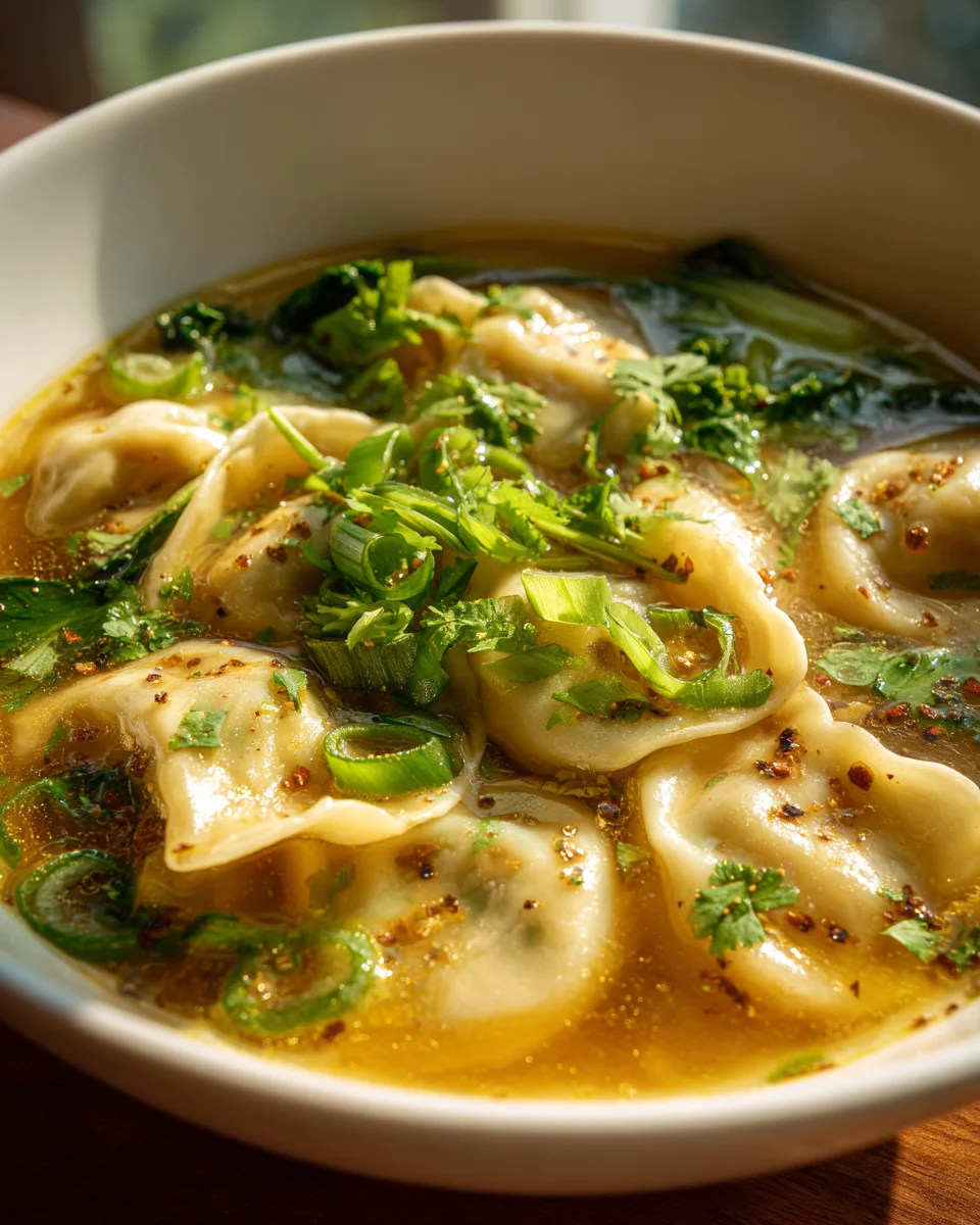 Easy Beef Gyoza Soup Recipe - Hearty & Flavorful Meal