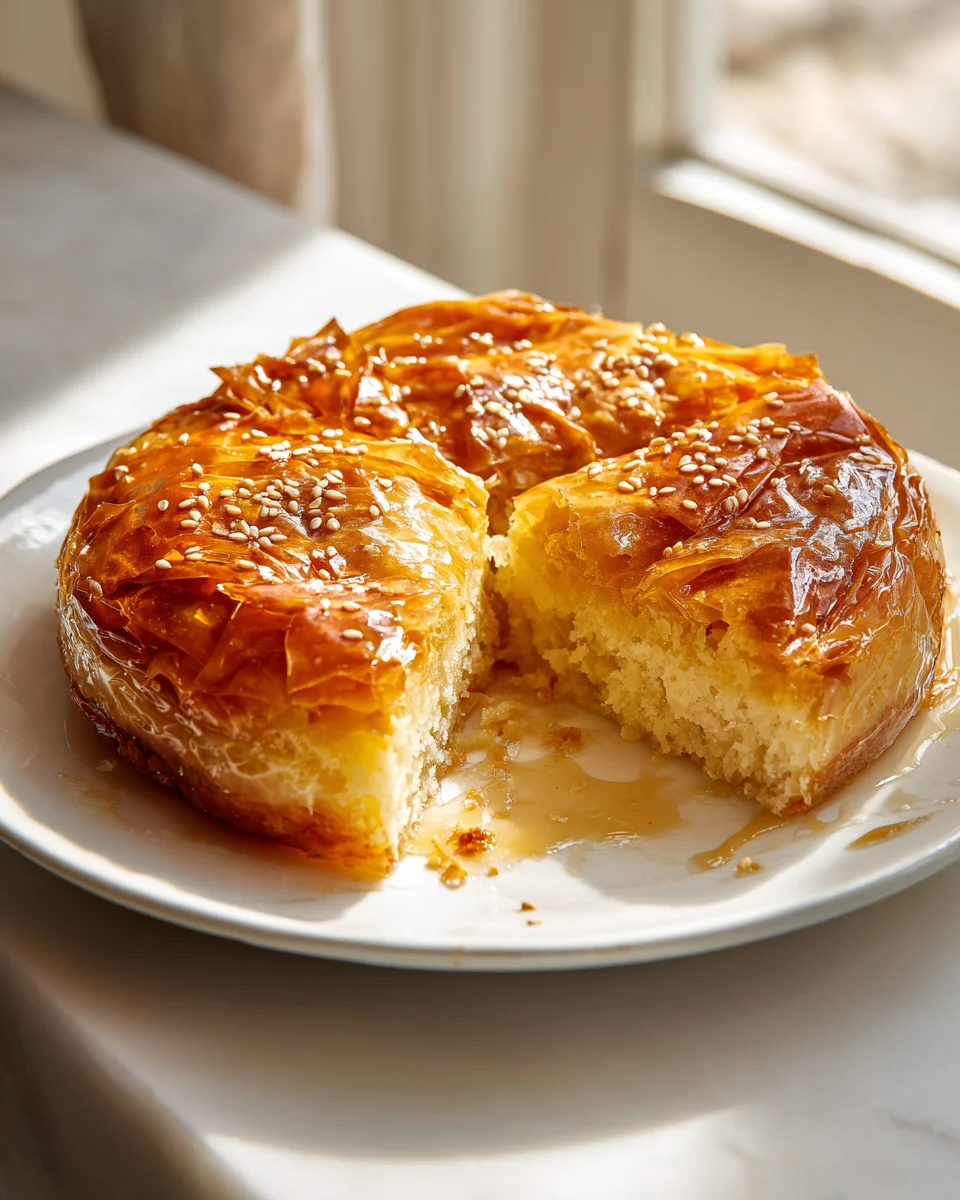 Golden Greek Honey Pie Melopita: Easy & Delicious Recipe!