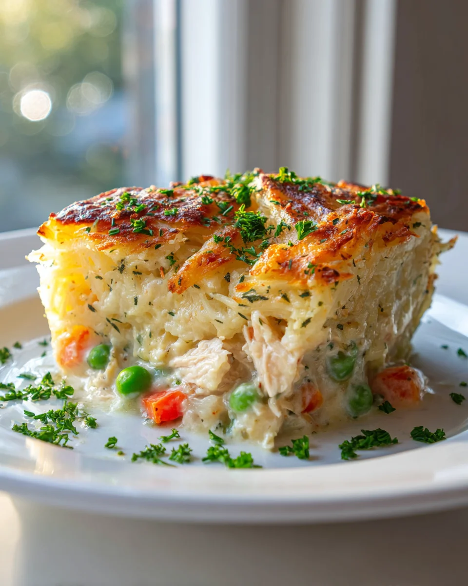 Delicious Hash Brown Chicken Pot Pie Recipe for Comfort Food