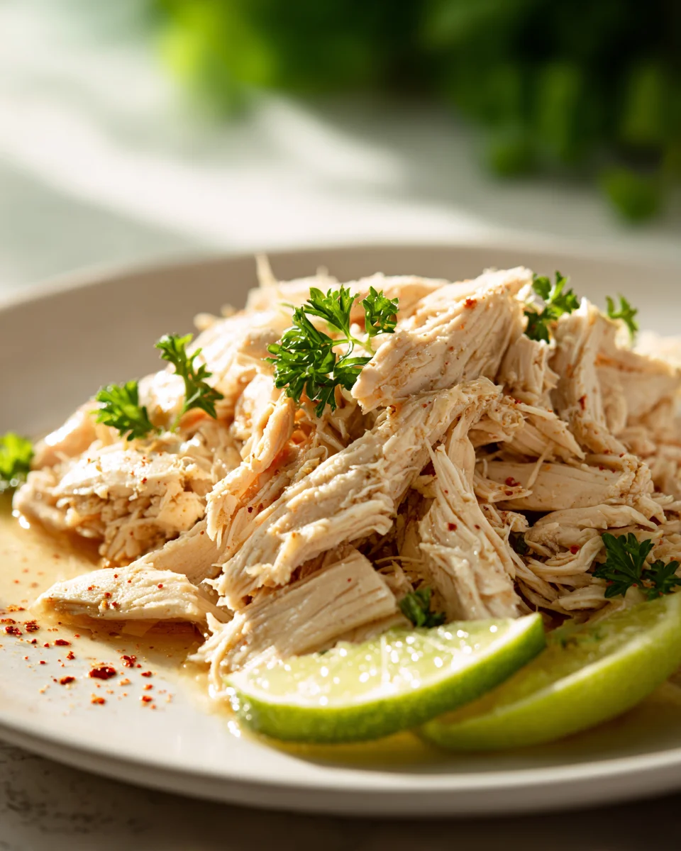 Slow Cooker Shredded Chicken Breast: Easy Meal Prep!