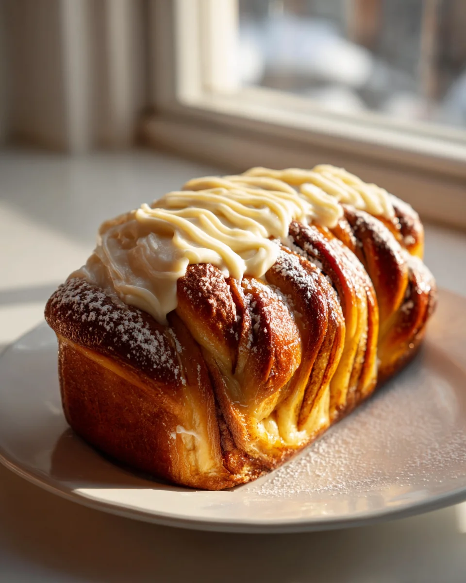 Delicious Honey Babka with Cream Cheese Frosting Recipe