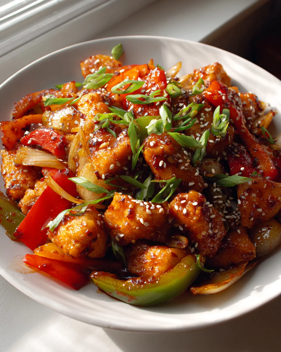 Korean Spicy Chicken Stir Fry: Fiery & Flavorful Recipe