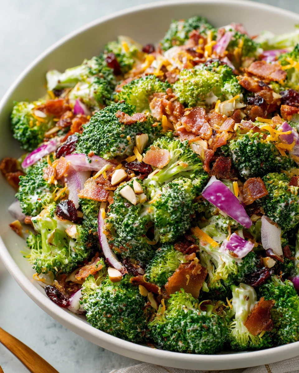The Best Crunchy Broccoli Salad - Family Favorite Recipe