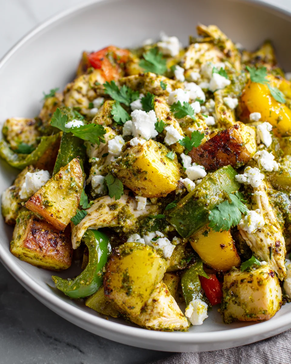Best Salsa Verde Chicken Breakfast Hash: Quick & Easy!
