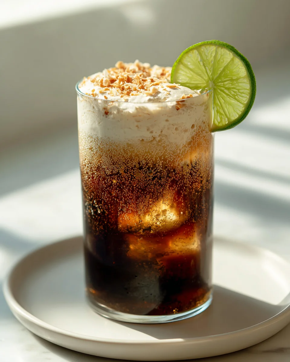 Best Refreshing Midnight Tropical Coconut Dirty Soda