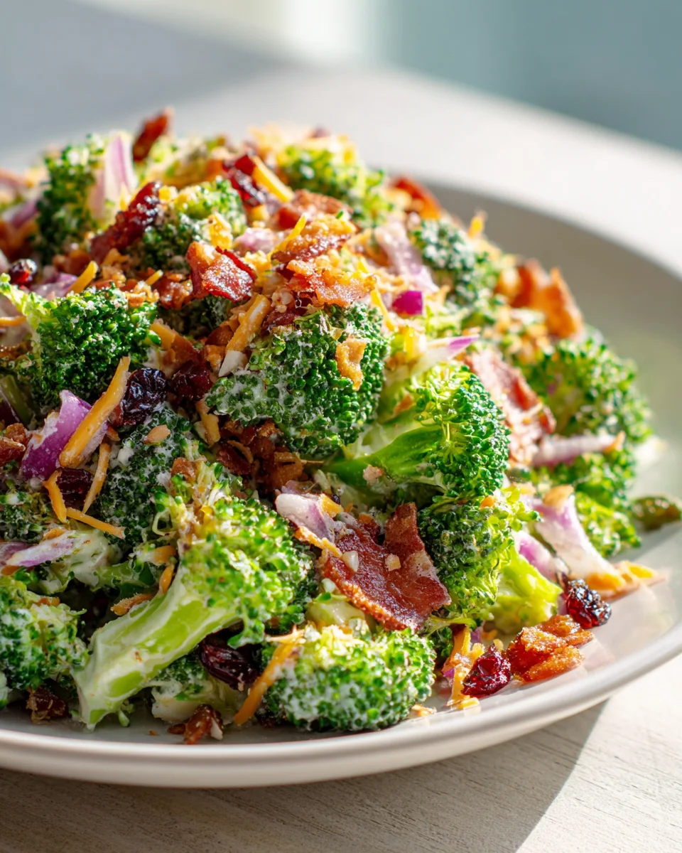 The Best Crunchy Broccoli Salad - Family Favorite Recipe
