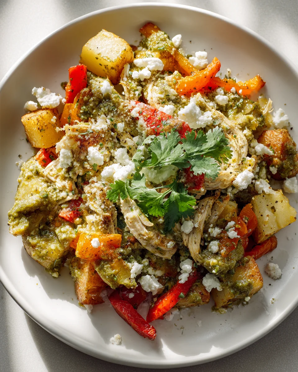 Best Salsa Verde Chicken Breakfast Hash: Quick & Easy!