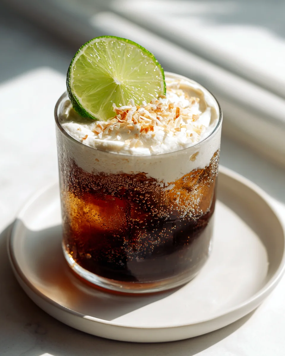 Best Refreshing Midnight Tropical Coconut Dirty Soda