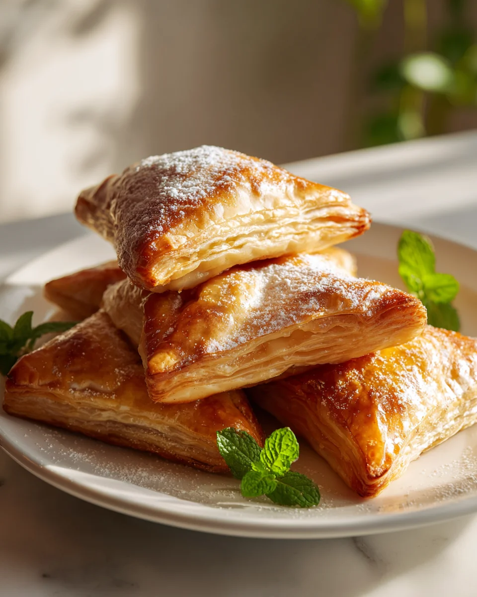 Apple Pie Puff Pastry Turnovers - Quick & Easy Recipe