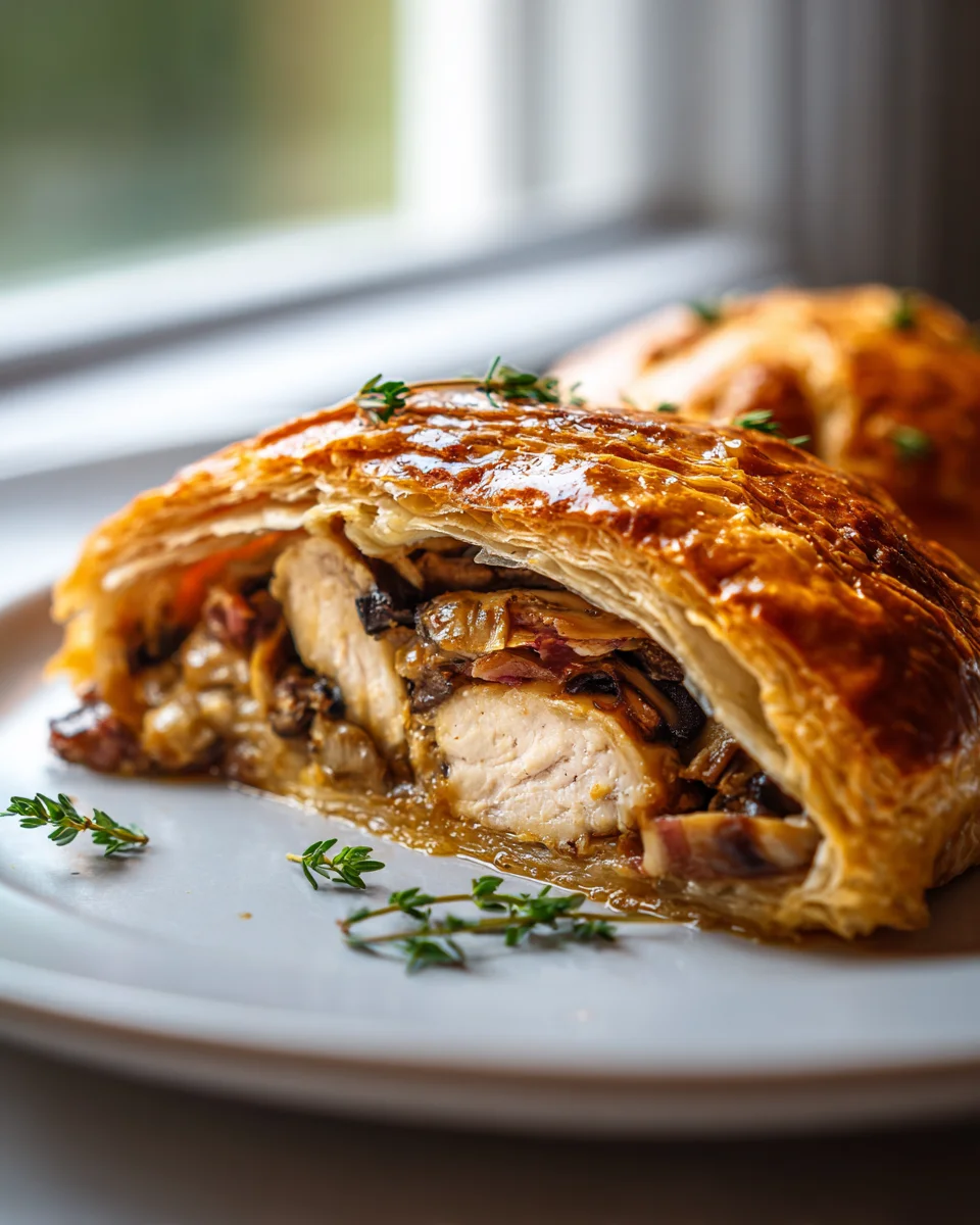 Perfect Chicken Wellington: Flavorful Feast in Puff Pastry