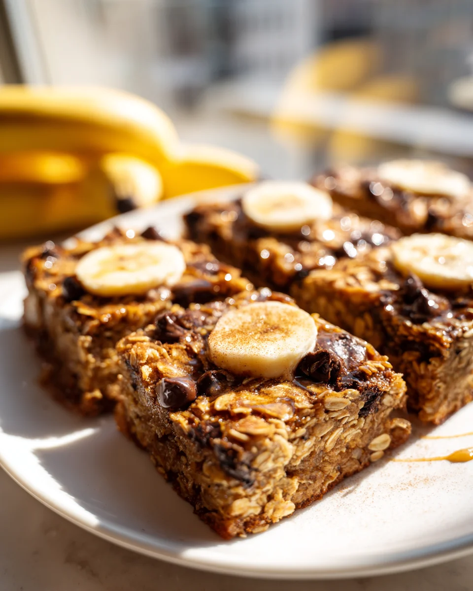 Chewy Banana Oatmeal Bars – Your New Favorite Healthy Treat!