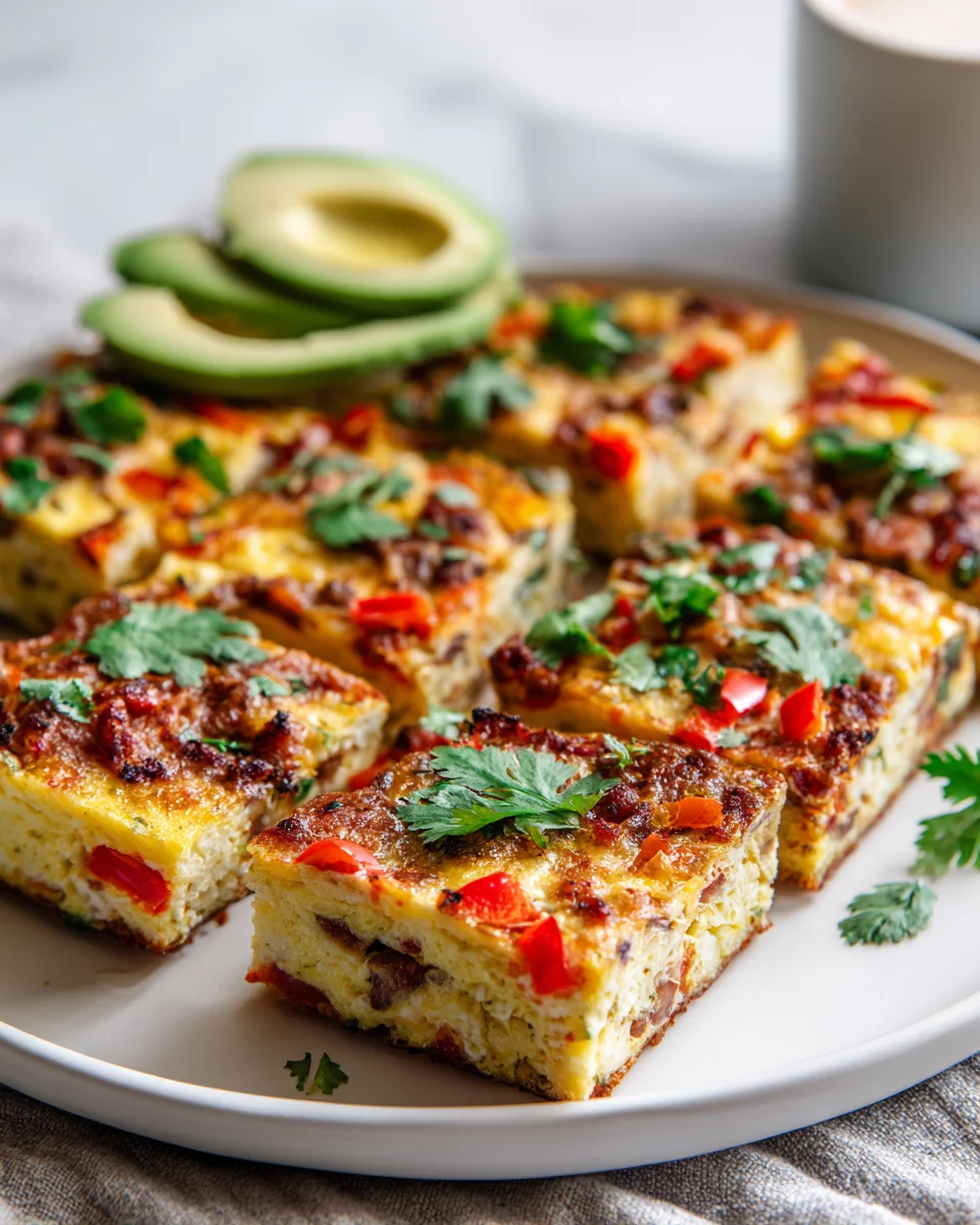 Quick & Easy Crispy Sheet Pan Breakfast Burrito Squares