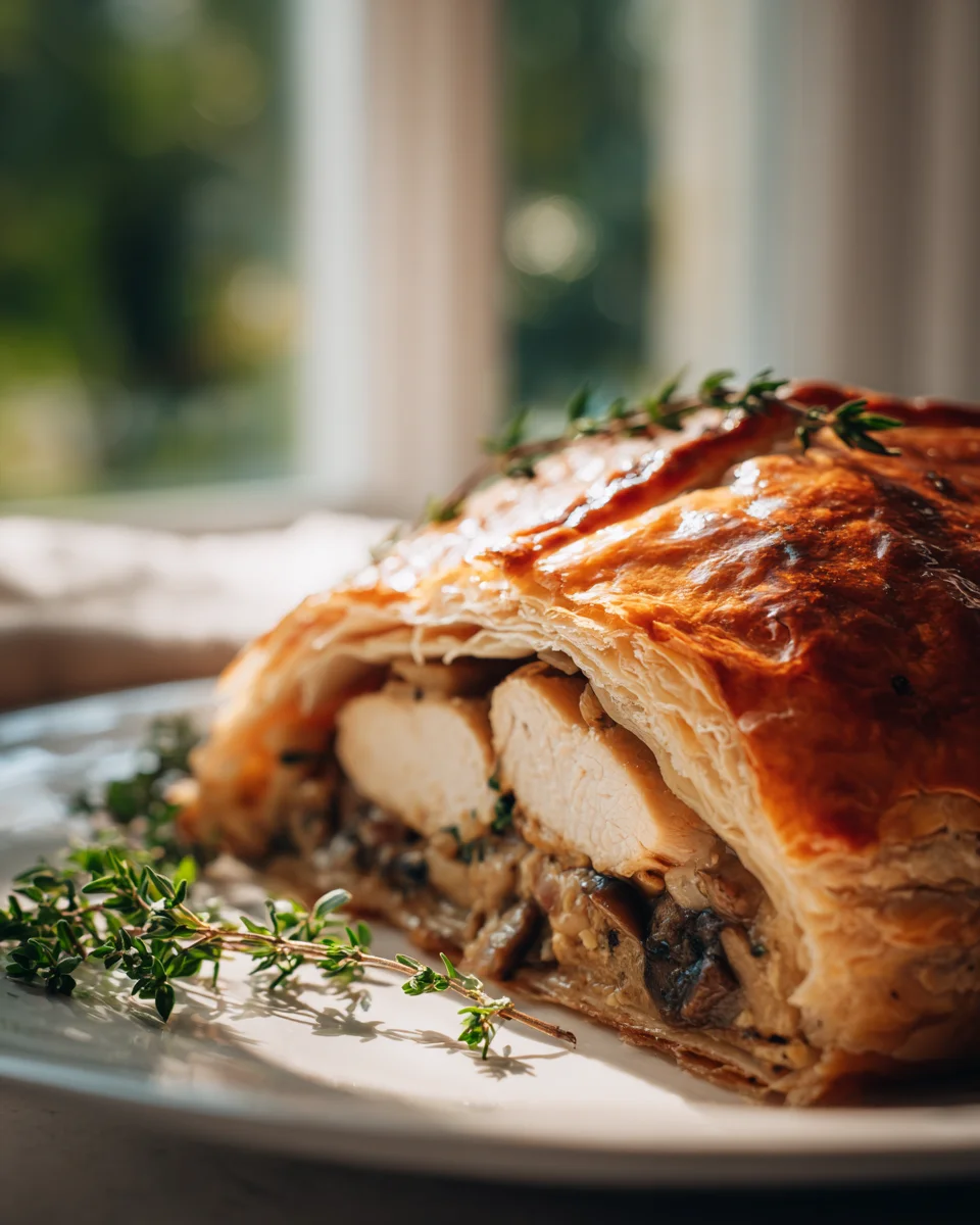 Perfect Chicken Wellington: Flavorful Feast in Puff Pastry