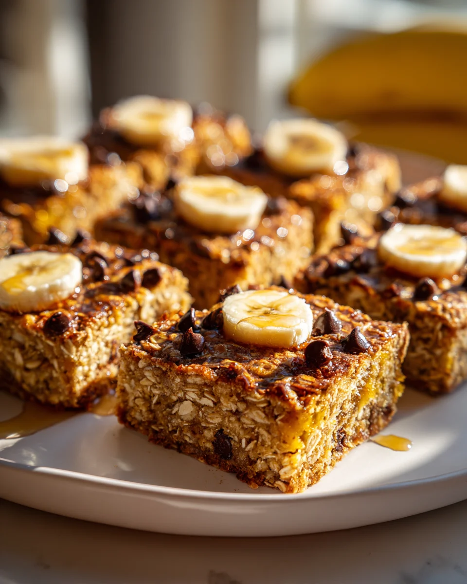 Chewy Banana Oatmeal Bars – Your New Favorite Healthy Treat!