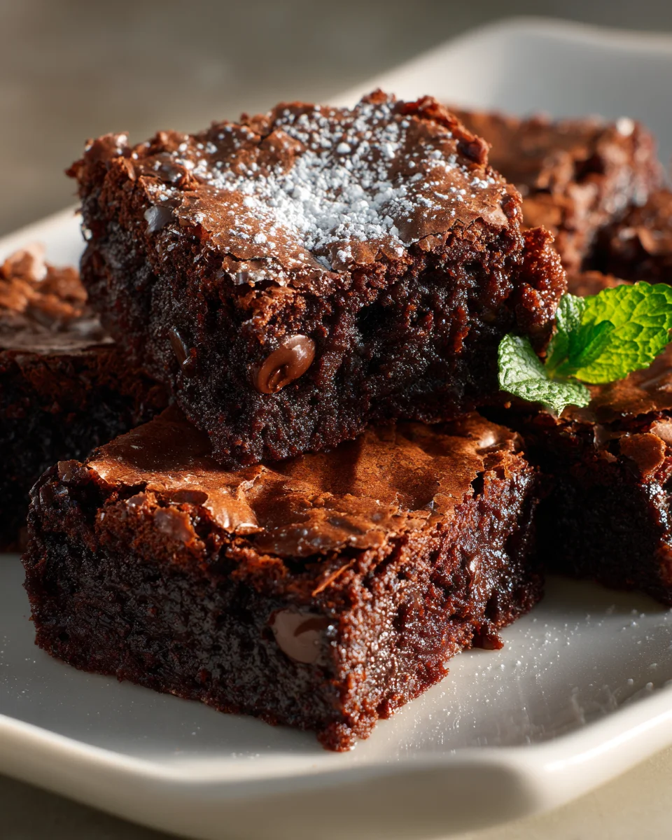 The BEST Fudgy Brownies Recipe from Scratch – So Rich!