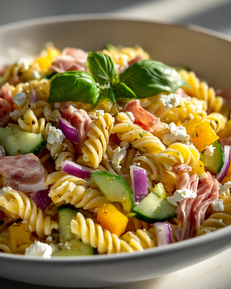 High Protein Italian Pasta Salad Recipe - Quick & Healthy!