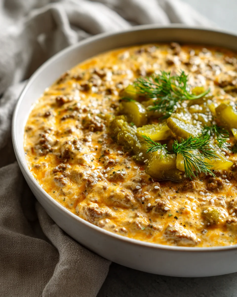 Viral Crockpot Big Mac Dip: Easy Beefy Party Appetizer