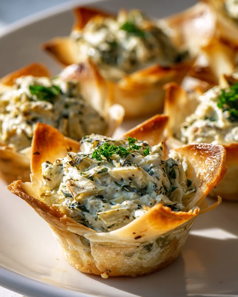 Irresistible Spinach Artichoke Dip Cups for Any Gathering