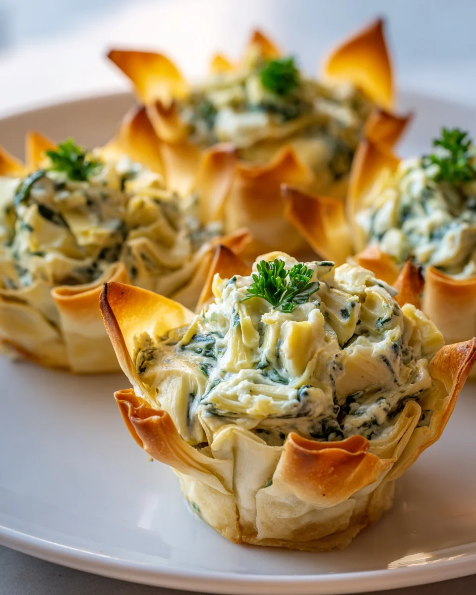 Irresistible Spinach Artichoke Dip Cups for Any Gathering