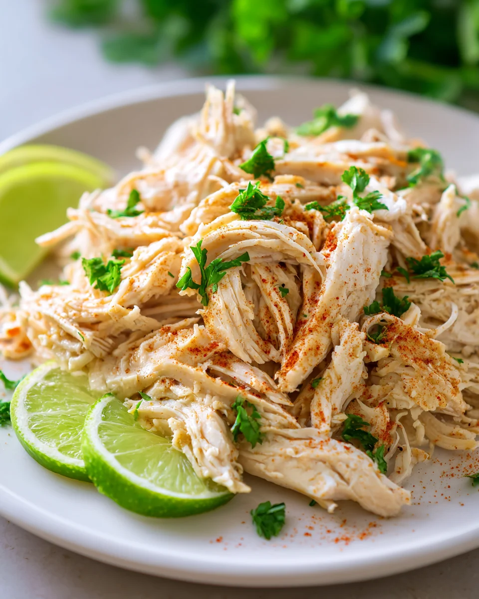 Slow Cooker Shredded Chicken Breast: Easy Meal Prep!