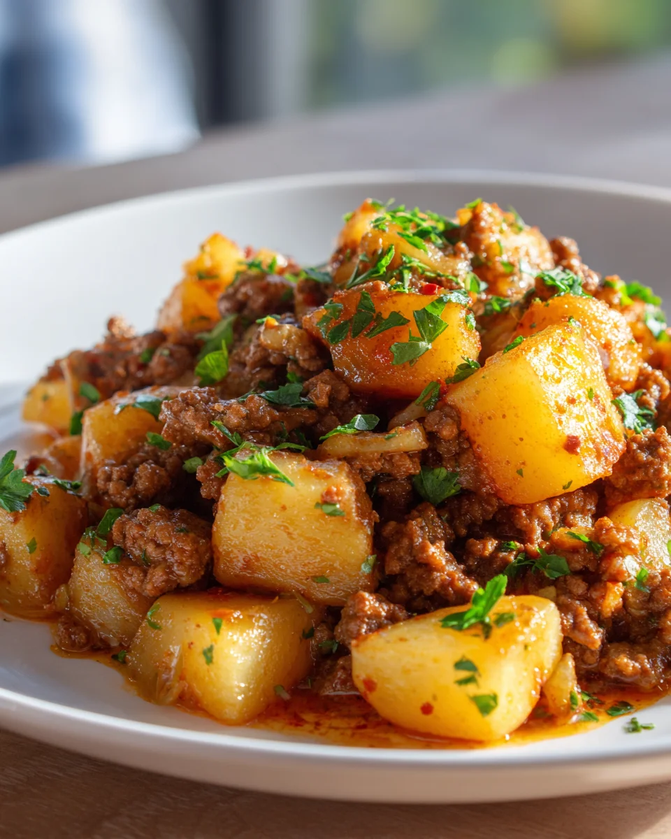 High Protein Ground Beef & Potatoes: Easy Meal Prep