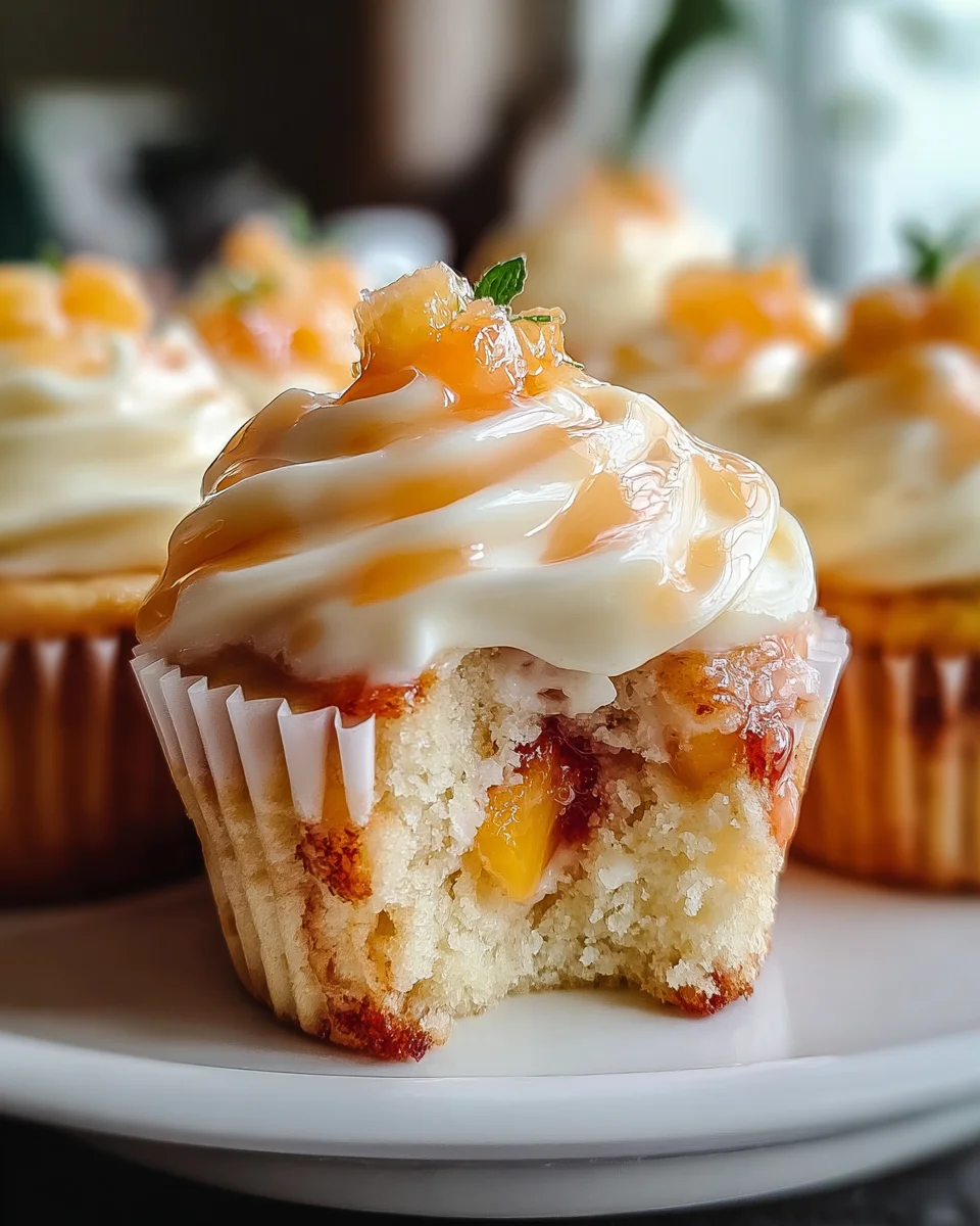 Honey Peach Cream Cheese Cupcakes: The Ultimate Sweet Treat