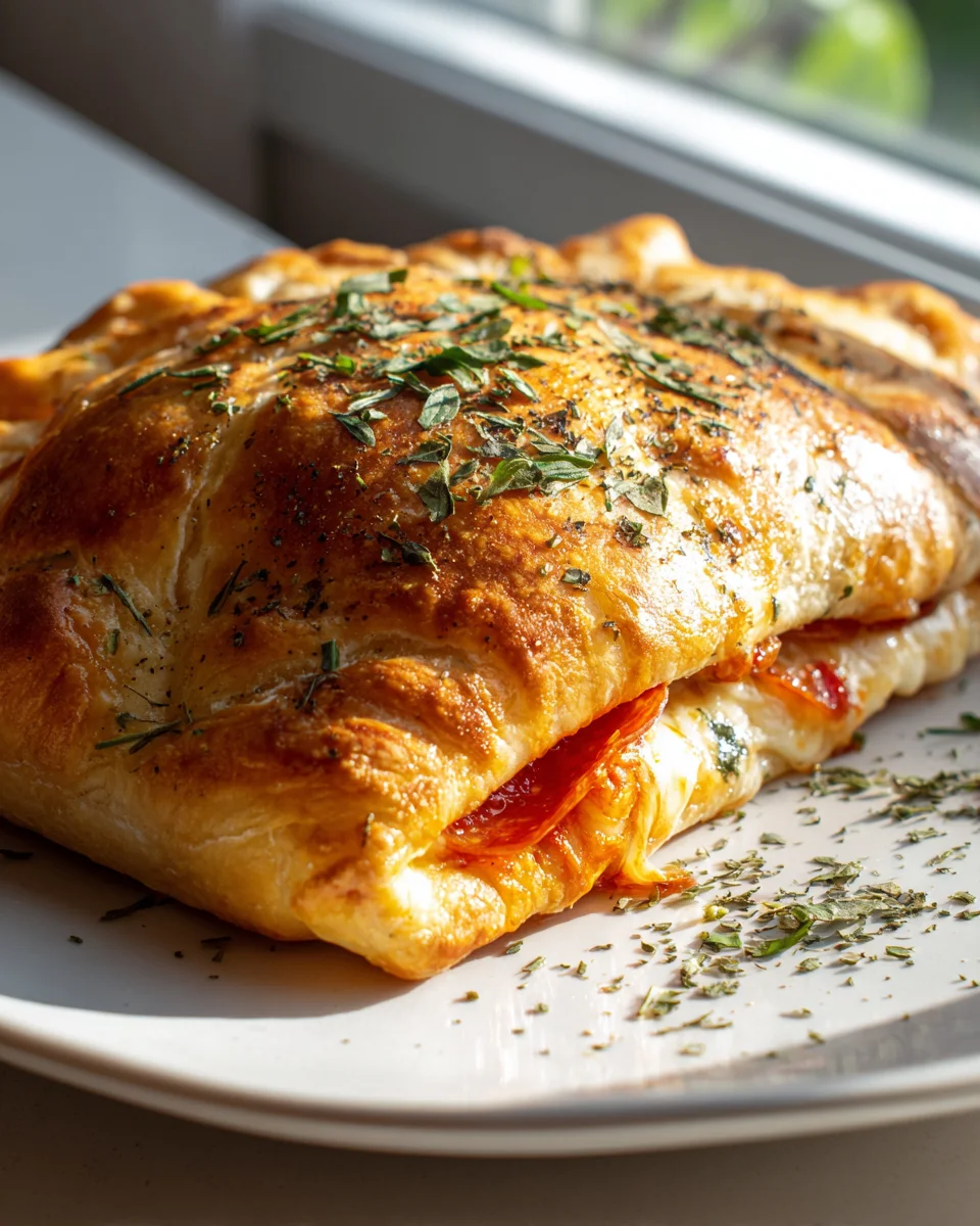Homemade Beef Pepperoni Pizza Hot Pockets Recipe Delight