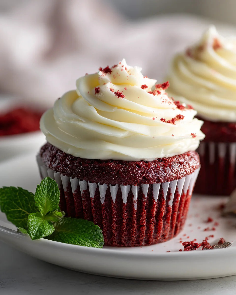 Best Red Velvet Cupcakes with Cream Cheese Frosting Recipe