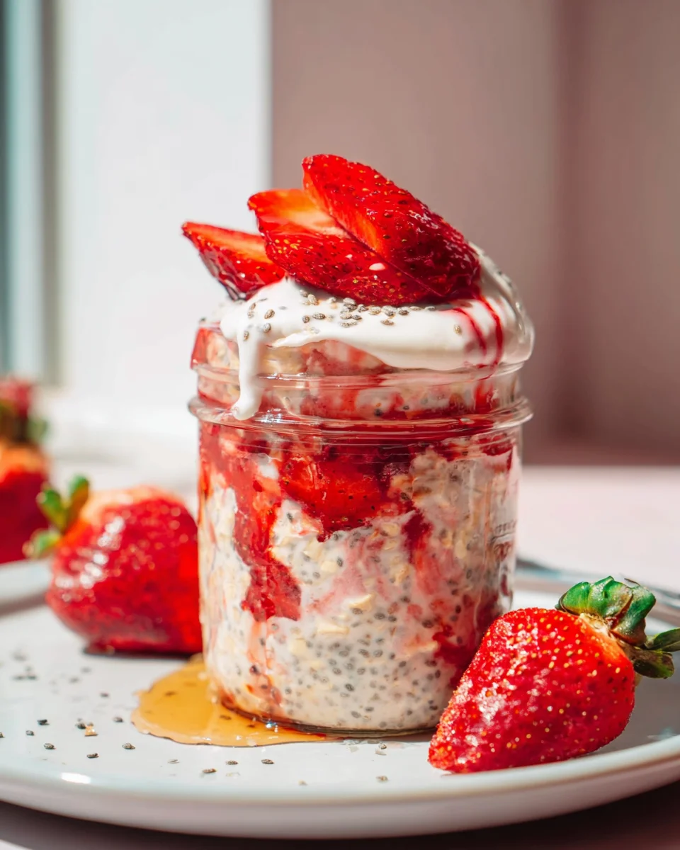 Delicious Strawberry Overnight Oats Recipe for a Healthy Breakfast