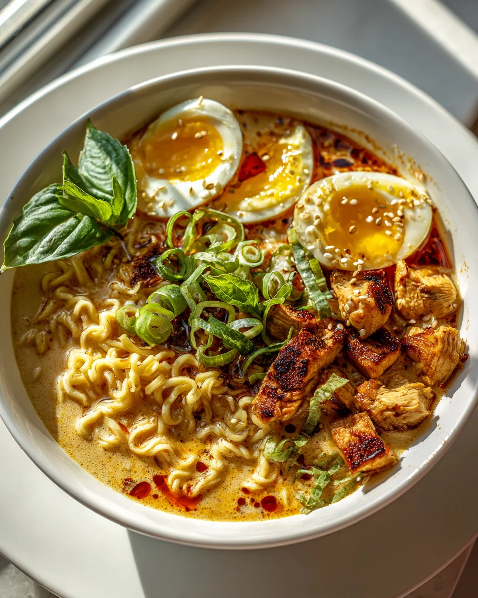 Spicy Dragon Chicken Ramen: Quick & Flavorful Chili Bowls