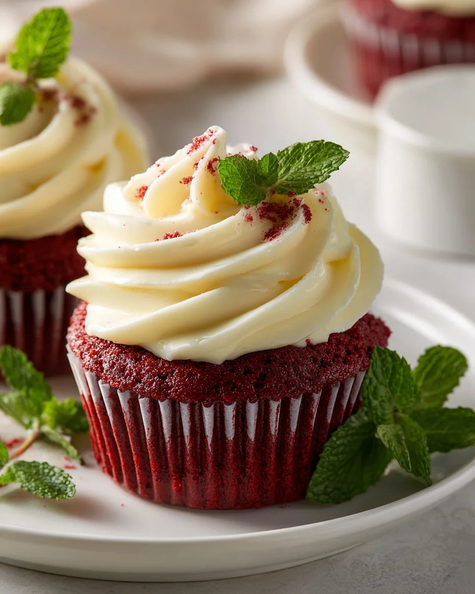 Best Red Velvet Cupcakes with Cream Cheese Frosting Recipe