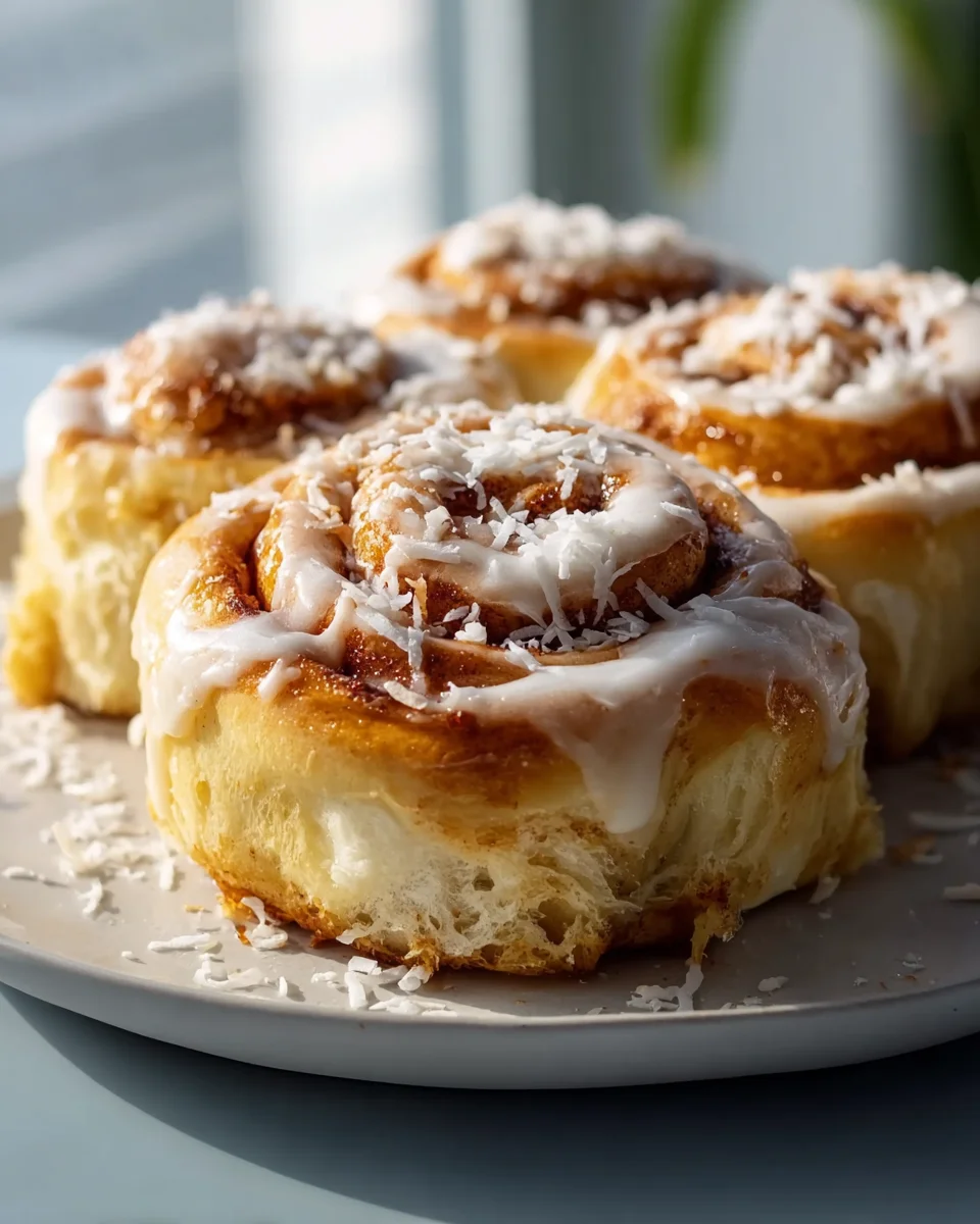 Delicious Coconut Cream Cinnamon Rolls Recipe to Indulge In!