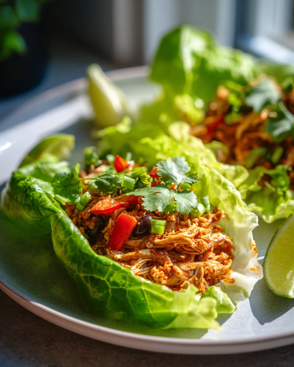 Delicious Chicken Chili Taco Lettuce Wraps Recipe to Try!
