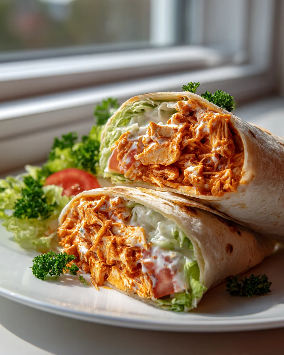Spicy Buffalo Chicken Ranch Wraps: Creamy & Bold Flavor