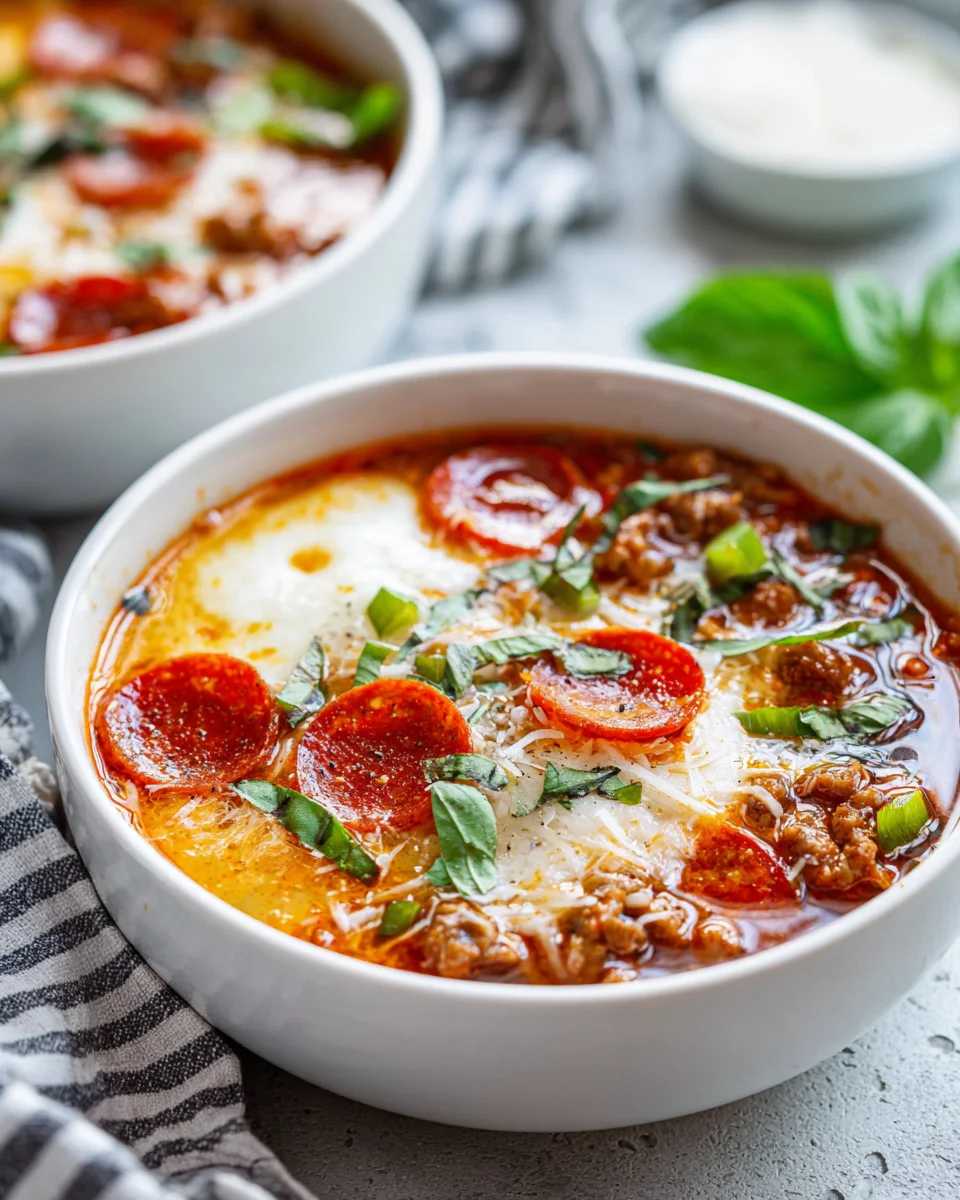 Amazing Beef Pizza Soup Recipe: Hearty & Flavorful Comfort