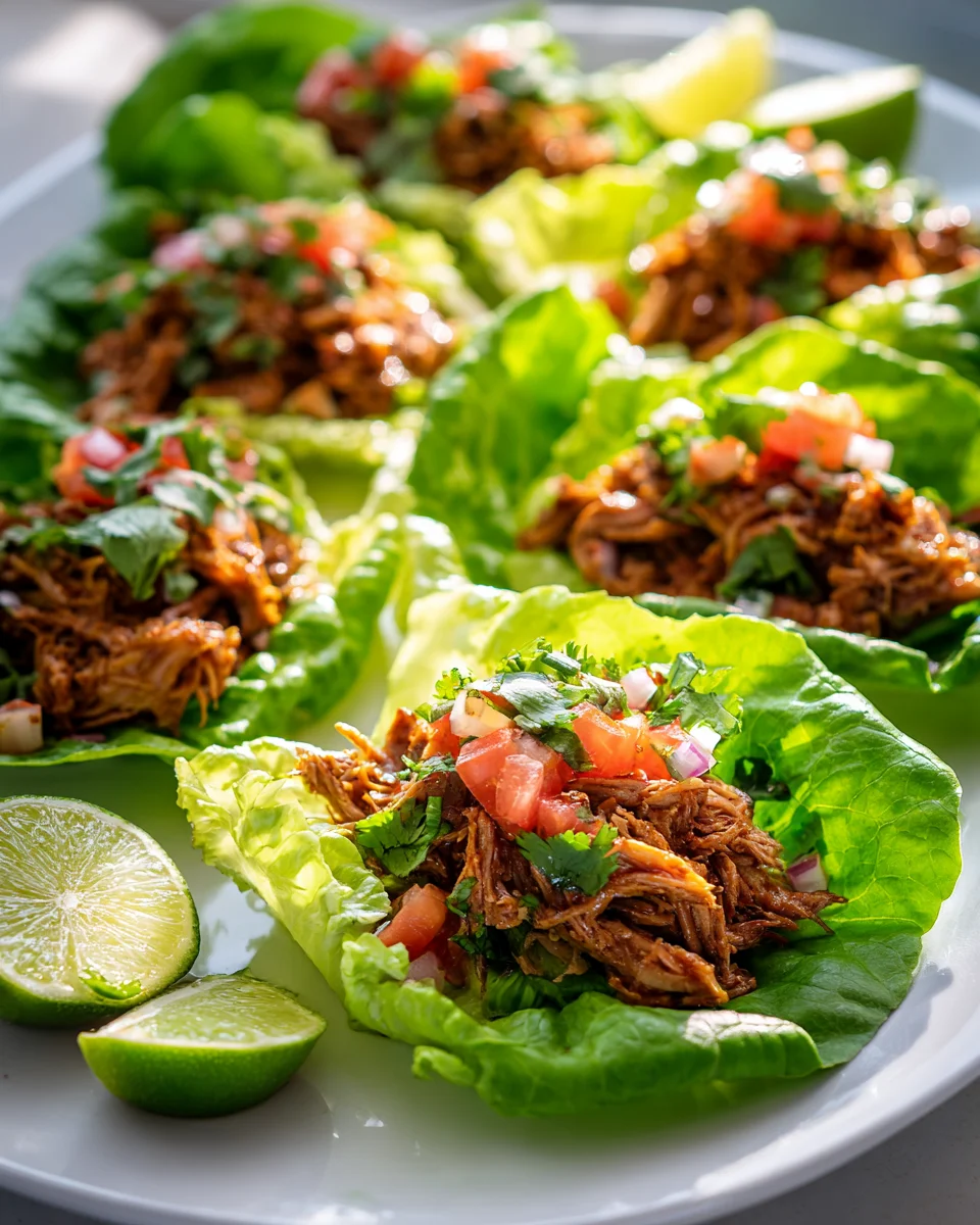 Spicy Chipotle Chicken Beef Bacon Lettuce Wraps Recipe