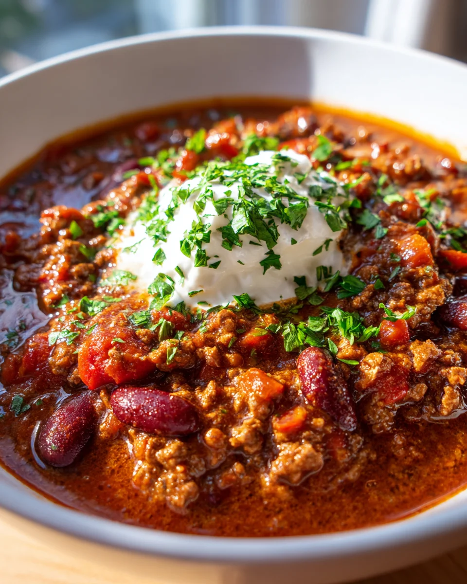 Easy Classic Crockpot Beef Chili Recipe – Hearty & Delicious