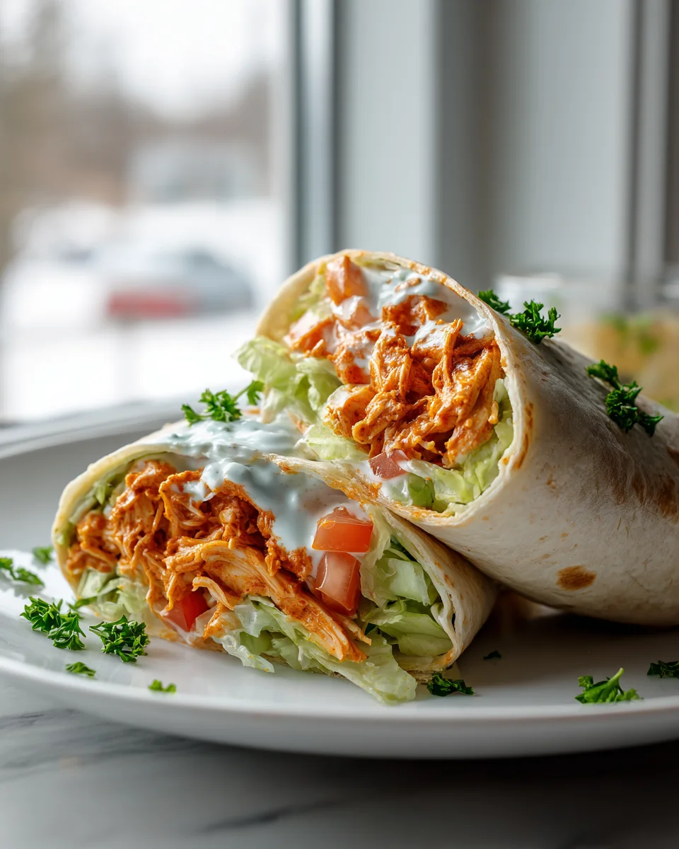 Spicy Buffalo Chicken Ranch Wraps: Creamy & Bold Flavor