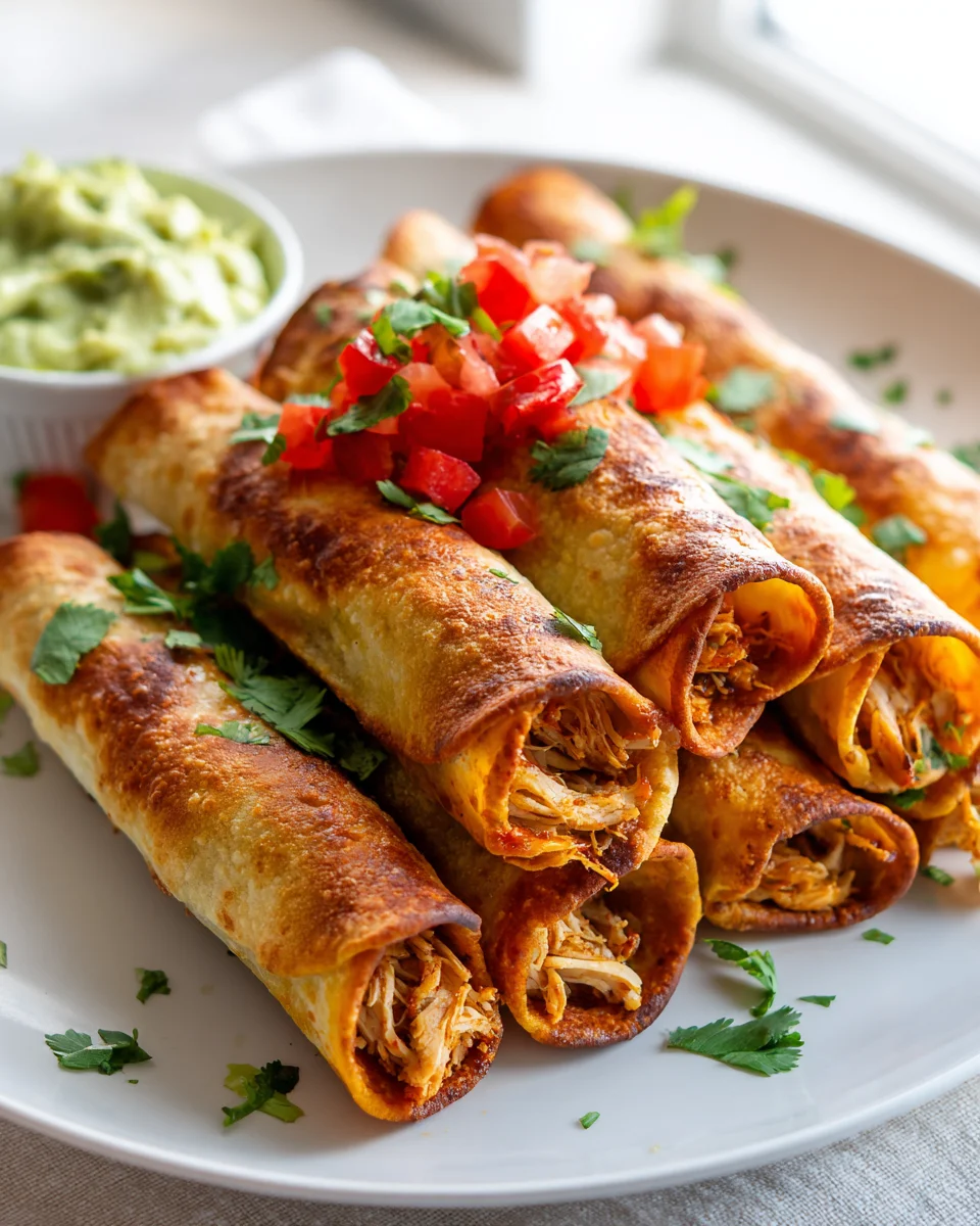 Air Fryer Chicken Taquitos: Quick & Crispy Homemade Recipe