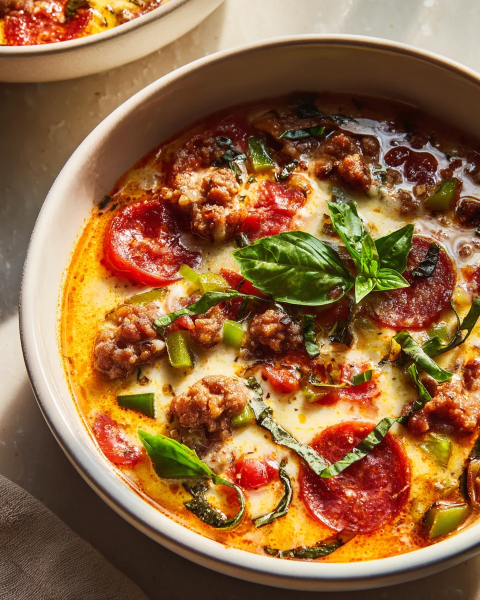 Amazing Beef Pizza Soup Recipe: Hearty & Flavorful Comfort