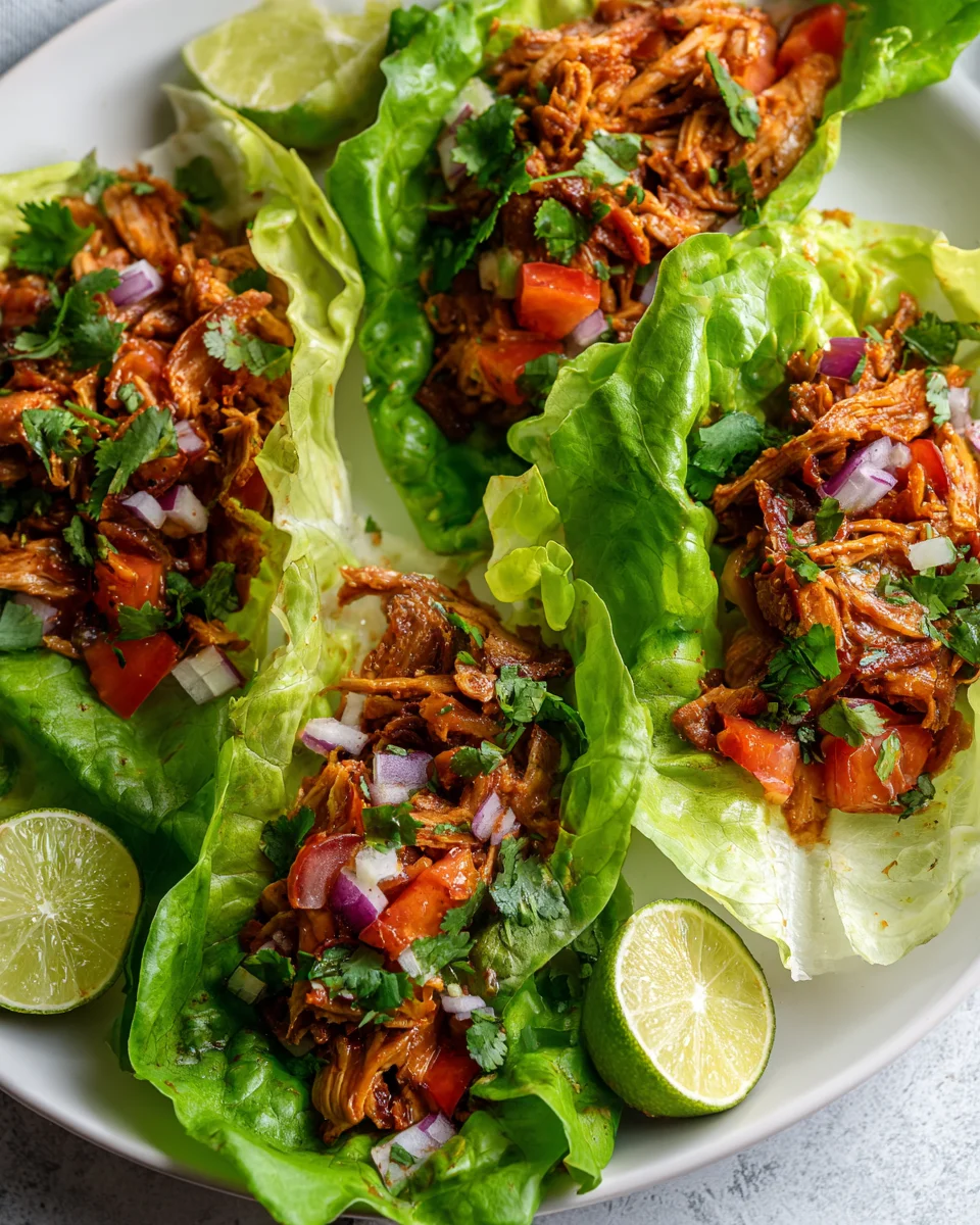 Spicy Chipotle Chicken Beef Bacon Lettuce Wraps Recipe