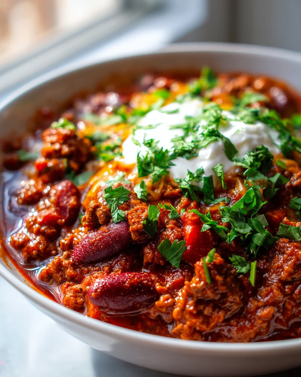 Easy Classic Crockpot Beef Chili Recipe – Hearty & Delicious