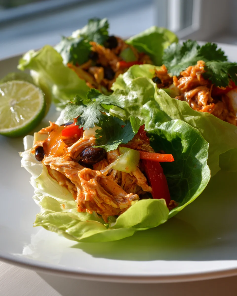 Delicious Chicken Chili Taco Lettuce Wraps Recipe to Try!