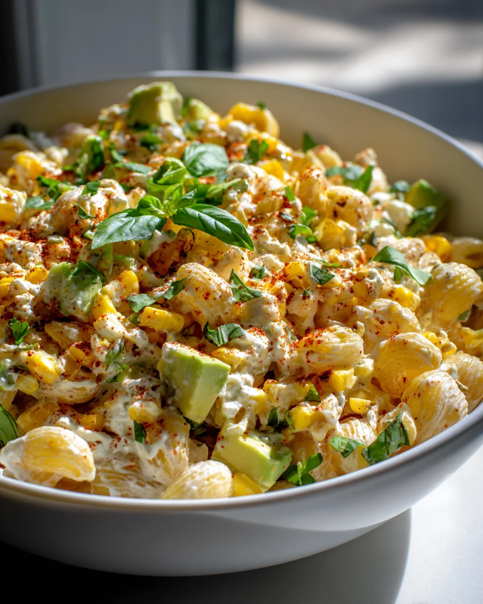 Irresistible Creamy Street Corn Pasta Salad for Any Occasion
