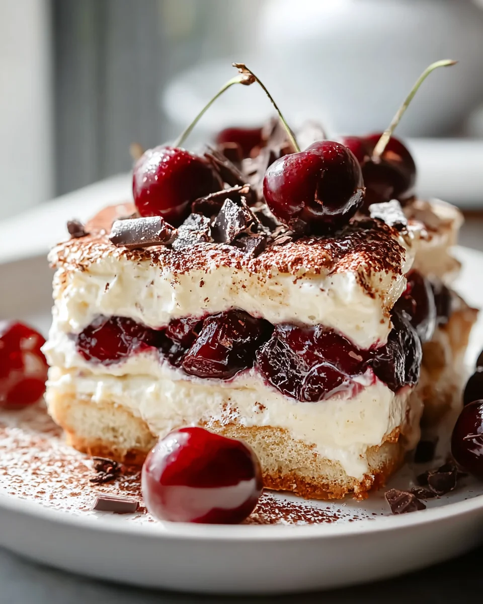 Heavenly Cherry Amaretto Extract Tiramisu Recipe
